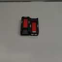 YiaMia Rechargeable LED Magnetic Work Light 2 Pack, Portable Tool Gifts for Men, 7 Flashlight Modes with Kickstand and Carabiner, USB Charging for Camping, Hunting, and Car Repairs (2, Red)