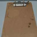 Saunders 05712 Recycled Hardboard Archboard - Brown, Letter Size Document Holder for 2 Hole Punched Documents, Locking Arch Clip