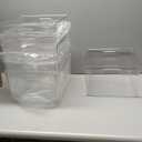 ClearSpace Clear Plastic Storage Bins  XL 8 Pack Perfect Kitchen or Pantry Organization Fridge Organizer and Storage Bins, Cabinet Organizers