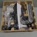 Wireless Weather Station with Color LCD Display, Temperature, Humidity, Wind Speed, Rainfall, 7 Languages, USB Charging, 3-Channel Sensors, 433.92MHz Signal (No WiFi) (5-1)