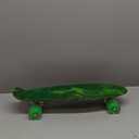 Skateboards, 22" Complete Skateboard, Mini Cruiser Skateboard for Kids Boys Girls Teens Beginners with Colorful Flashing Wheels Skate Tool, Kids Children's Day Gift (Aurora green)