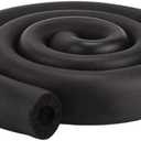 Pipe Insulation Foam Tube 1-1/2"ID*3/8" Foam Tubing Black Pipe Cover Heat Preservation for Outdoor Water Pipe Insulation,AC Unit, Guitar Stands, Exercise Machine Handle and Roof Rack Etc