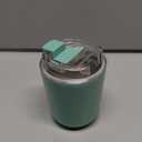 Puraville Insulated Tumblers with Lid, 10 oz Travel Coffee Mug Stainless Steel Vacuum Cup, Leak Proof Reusable Double Walled Coffee Tumbler for Iced and Hot Drinks, Green