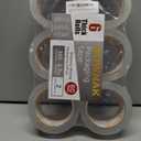 Clear Packing Tape 6 Rolls - Heavy Duty Packaging Tape 2.7mil Thick, 2.0 in. Wide x 60 Yards - Strong Adhesive, Silent, Reliable Package Tape for Home Office Shipping Moving Sealing