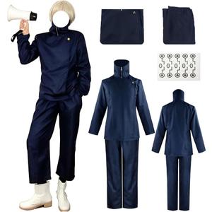Inumaki Toge Costume Cosplay Outfit Inumaki Toge Uniform JJK Suit Full Set (XX-Large)