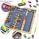 Magnetic Alphabet Maze Letter Puzzle for Fun Learning, Montessori Educational Toy for 3 4 5 Year Old Boys and Girls, Fine Motor Skills Development and Sensory Play