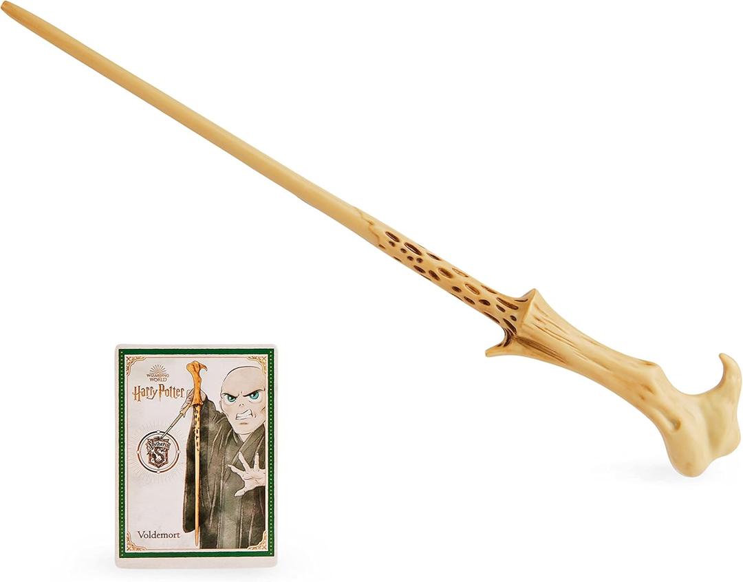 Wizarding World Harry Potter, 12-inch Spellbinding Voldemort Magic Wand with Collectible Spell Card, Kids Toys for Ages 6 and up