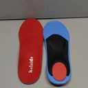 Orthotics Arch Support Metatarsalgia Insoles - Mortons Neuroma Inserts Relief Ball of Foot Pain - Orthopedic Insoles for Flat Feet - Shoe Inserts for Plantar Fasciitis (Red L) (L:Men10-12)/Women(12-14))