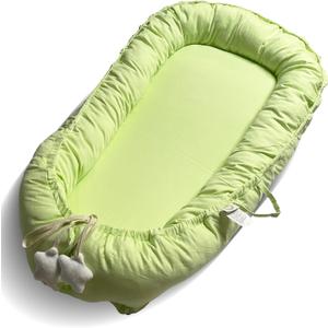 Soft and Breathable Baby Lounger - Portable Infant Nest for Newborns - Safe and Comfortable Resting Pod for Babies