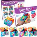 Kangaroo 28 Pack Cootie Catcher Cards for Valentines - Classroom Valentines Cooties Game for Kids - Valentines Day Cards for Kids School - Valentine Party Favors Bulk for Boys and Girls