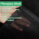 RELIANCER Fiberglass Magnetic Door Screen,Fit Door Size 34"x78",Auto Close Screen Door Mesh w/Magnets,Patio Doorway Net Screens,Self-Closing Doors Cover,Anti Mosquito Doorway Curtain,Mesh Partition
