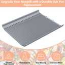19.2 Inch Ash Pan Replacement Parts for Nexgrill 810-0025 Charcoal Grills, Heavy Duty Steel Gray Coating Ash Pan/Drip Pan for Nexgrill Charcoal 22inch Grills 810-0025,19.2" Drip Pan