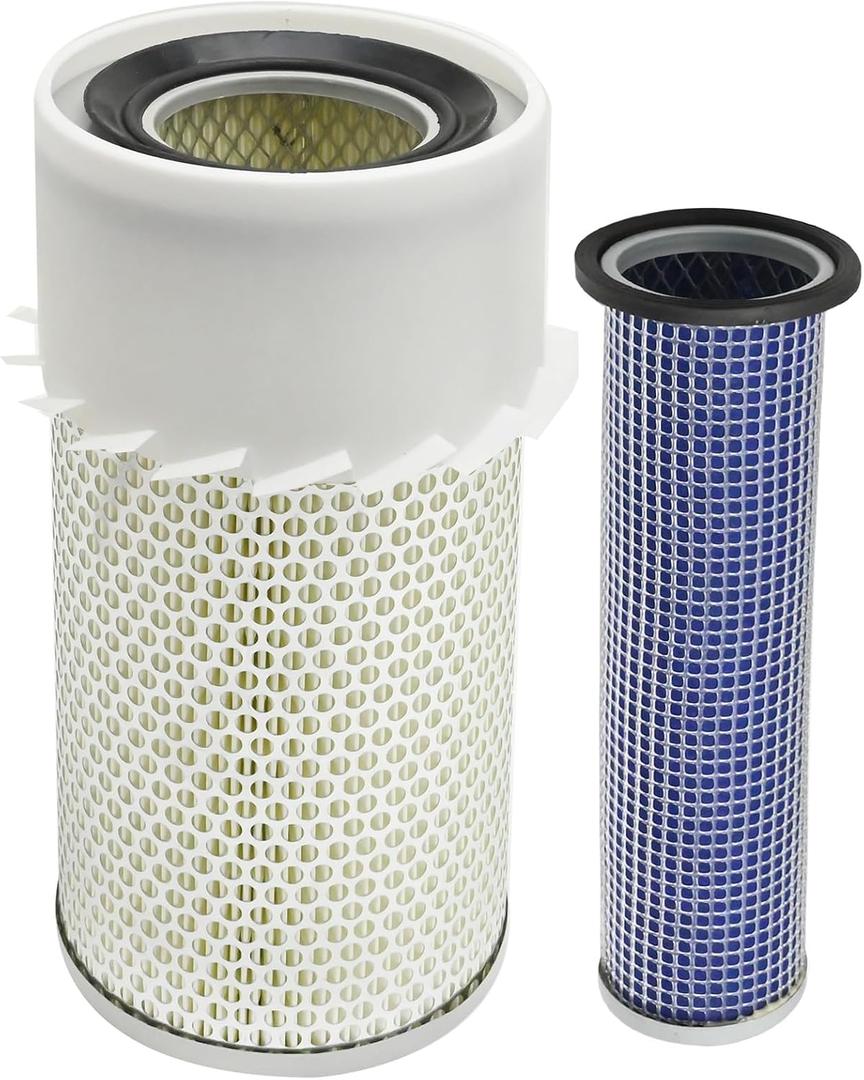 Anxingo 1043327M91 Inner and Outer Air Filter Set, Replacement for Massey Ferguson Tractor 20C 230 235 245, Replaces 3438717M1 1024947M91 1043326M91 1088215M91 3438718M1 70243163