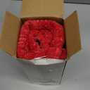 Christmas Red Pillow Covers Set of 2 20x20 Inch Throw Pillow Covers, Soft Chenille Xmas Decorative Pillowcases for Couch Sofa Bed Living Room, Home Cute Decor, Modern Cushion Covers