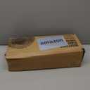 WOPITUES Wood Floating Shelves Set of 6, Shelves for Wall Decor, Farmhouse Shelf for Bedroom, Bathroom Storage Shelves, Book Shelves for Living Room - Rustic Brown (16.5 Inch)