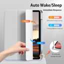 Kenke for iPad 11/10th Gen Case with Pencil Holder 11/10.9 inch 2025 A16/2022, Hard PC Acrylic Transparent Back Shell & Soft TPU Edge Auto Wake/Sleep (Gray)