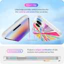 LONLI Hue - Magnetic Case for iPhone 16 - [Compatible with Magsafe] - [360 Shock-Absorbent Bumper] - [Cute and Unique Phone Cover for Girls and Women] - Cosmic Portal