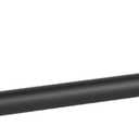 Self-Adhesive Black Towel Bar for Bathroom Wall - Rustproof Stainless Steel Towel Racks for Bathroom, No Damage Drill-Free Installation, Heavy Duty Modern Brushed Single Towel Rod (Black)