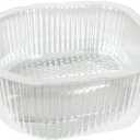 ForPro Professional Collection Universal Pedi Bath Liners - 50% THICKER - Fit Footsie Bath, Disposable Pedicure Foot Tub Liners for Foot Spa Basins & Foot Bath Soaks, Clear, 100-Count
