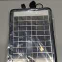 Solar Powered Fan, 8 Inch Install-Free, with 18W Portable Solar Panel, Cloudy Days Working Solar Fan for Air Circulation and Cooling in Greenhouse, Chicken Coop, Pet House, Attic, 14ft Long Cable (1PACK)