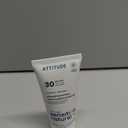 ATTITUDE Mineral Sunscreen for Baby and Kids with Sensitive Skin, EWG Verified, Broad Spectrum UVA/UVB, Dermatologically Tested, Plant and Mineral-Based Formula, Vegan, SPF 30, Unscented, 2.6 Oz