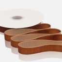 2 x Velvet Ribbon 12 Yards Christmas Ribbon (Brown, 5/8")