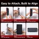 WEOTOO Protective Case for Nintendo Switch 2 (2025), Split Design Shell, Clear Switch 2 Case, Scratch-Resistant, Shockproof, Ergonomic Cover Accessories for JoyCon Controller & Console