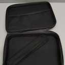 Mkono Travel Sunglasses Organizer Glasses Case Multiple Pairs with Adjustable Slots Portable Eyeglasses Case Storage Box for Men Women, Medium, Black