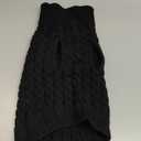 Winmany Pet Dog Turtleneck Knitting Sweater Coat Winter Warmer Thickening Pullover Knitwear Crochet Coat Clothes for Dog Cat (Large, Black)