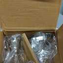 Voidrop Mini Candlestick Holders Set 2 Pcs,Taper Candle Holders, Candle Holders, Candle Holders for Table Centerpiece for Wedding, Festival, Party & Festival Decor (Silver)