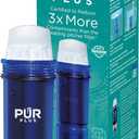 4 x PUR Plus Lead Reducing Water Pitcher and Dispenser Replacement Filter, 1-Pack, NSF & WQA Certified - Compatible with All PUR Pitchers and Dispensers, Blue, PPF951K1