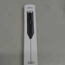 Bonsenkitchen Powerful Milk Frother for Coffee, Fast Handheld Drink Mixer with Stainless Steel Whisk, Battery Operated Hand Frother Stirrer Wand-Black