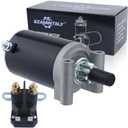 Starter & Relay for Cub Cadet i1046 i1050 LT1045 LT1046 LT1050 LTX1046, RZT 42 50 54 L42 L46 L50 L54 S42 S46 S50 S54 LTX1050 LGT1050 LGTX1050 11-13, 3209801 3209803 3209808 1999-1140051