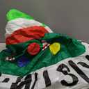 Boveco Christmas Inflatable Outdoor Decoration Window 3.5FT Green Ugly Monster in Wreath with Built-in LED Lights for Yard Christmas Window Decoration Outside Indoor Holiday Xmas Dcor