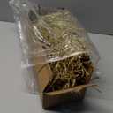 Winlyn 30 Pcs Christmas Artificial Leaf Sprays Cedar Picks Gold Glittered Christmas Tree Ornaments Floral Stems for Gold Christmas Tree Wreaths Swag Centerpieces Holiday Seasonal Wedding Decorations