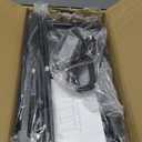 TUTOTAK Narrow Small Side Table, Nightstand with Charging Station, End Table with Storage, Bedside Table for Small Space, Livingroom, Bedroom Brown TB01BB095