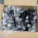 200ft(100*2) Outdoor G40 LED Globe String Lights Dimmable Waterproof Shatterproof Light Strings with 103 Bulbs Connectable Commercial Hanging Lights for Christmas Patio House Backyard Balcony Party