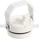 STANLEY IceFlow Flip Straw 2.0 Water Bottle 16 OZ | Built-In Straw with Larger Opening | Lightweight & Leak-Resistant | Insulated Stainless Steel | BPA-Free | Frost