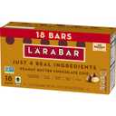 Larabar Peanut Butter Chocolate Chip, Fruit and Nut Bars, Gluten Free and Vegan, 18 Ct, 28.8 oz (EXP 08/06/26)