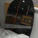 PERFNIQUE Irregular Wall Mirror Asymmetrical Mirror, 27''x19'' Black Mirror for Bathroom Bedroom Living Room Entryway, Decorative Modern Wall Decor, Wall Mounted Mirror (Black, 27''x19'')