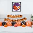 Nuberlic Halloween Embroidery Kits for Beginners Ghost Pumpkin DIY Cross Stitch Starter Craft Kits for Adults Including Cloth with Pattern Hoop Needles Instruction and Threads