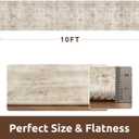 AMOAMI-2X10 Runner Rug-Washable Runners for Hallways-Soft Non Slip Bedside Rugs for Bedroom-Vintage Long Rug for Hallways Entryway Laundry Room Stair Kitchen Bathroom Beige