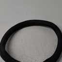 Steering Wheel Cover/Front Steering Wheel Accessories for Car Vehicle/Durable Round Shape Leather / 1Pcs Black 15"