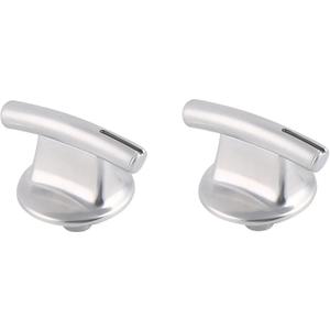2 Pcs WP7737P245-60 Stove Burner Control knob for 74007918 Whirlpool Cooktop JEC8430ADS JEC8536ADS JEC9530ADS JEC9536ADS JGD8430ADS JEC8430ADB