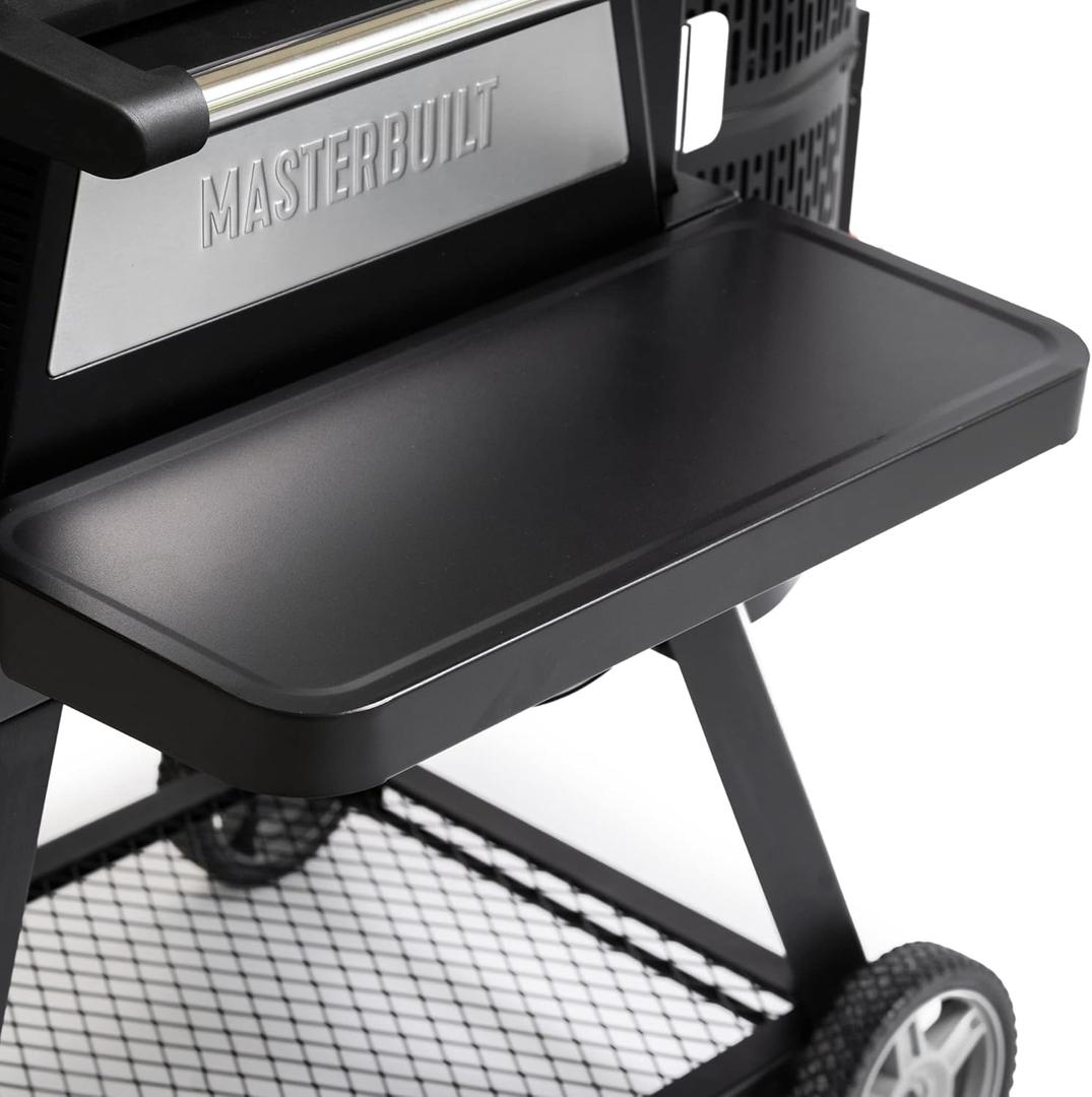 Masterbuilt Gravity Series 560 Digital Charcoal Grill and Smoker Powder-Coated Steel Font-Shelf Accessory Insert to Hold up to 50LBS in Black, Model MB20181522