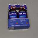 Vicks NyQuil, Nighttime Relief of Cough, Cold & Flu Relief, Sore Throat, Fever, & Congestion Relief, Cherry Flavor, Twin Pack, 12 FL OZ