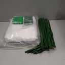 Garden Mesh Netting Kit, Plant Covers 10x30Ft Ultra Fine Mesh Netting & 6Pcs Garden Hoops &18 Clip, Garden Netting Kit for Raised Beds Plants Pest Barrier Greenhouse Row Cover Animal Protection Net