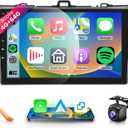 8 CORE 4G+64G Car Radio Stereo for Toyota Corolla 2009-2013 with Wireless CarPlay/Android Auto, 10.1 Inch 1280 * 720P IPS Touch Screen Android 13 GPS WiFi Bluetooth 32-Band DSP HD Rear Camera
