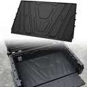 SAUTVS TPE Cargo Bed Mat Liner for CFMOTO UForce 1000/1000 XL 2019-2025, UTV Rear Cargo Bed Mat All Weather Protection Rubber Slush Liner for CFMOTO UFORCE 1000 2019-2025/1000 XL 2022-2025 Accessories