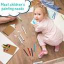 30 Packs School Art Set Kid Crayons Markers and Colored Pencils Bundle Kit Coloring Supplies Classrooms Student Christmas Holiday Gift